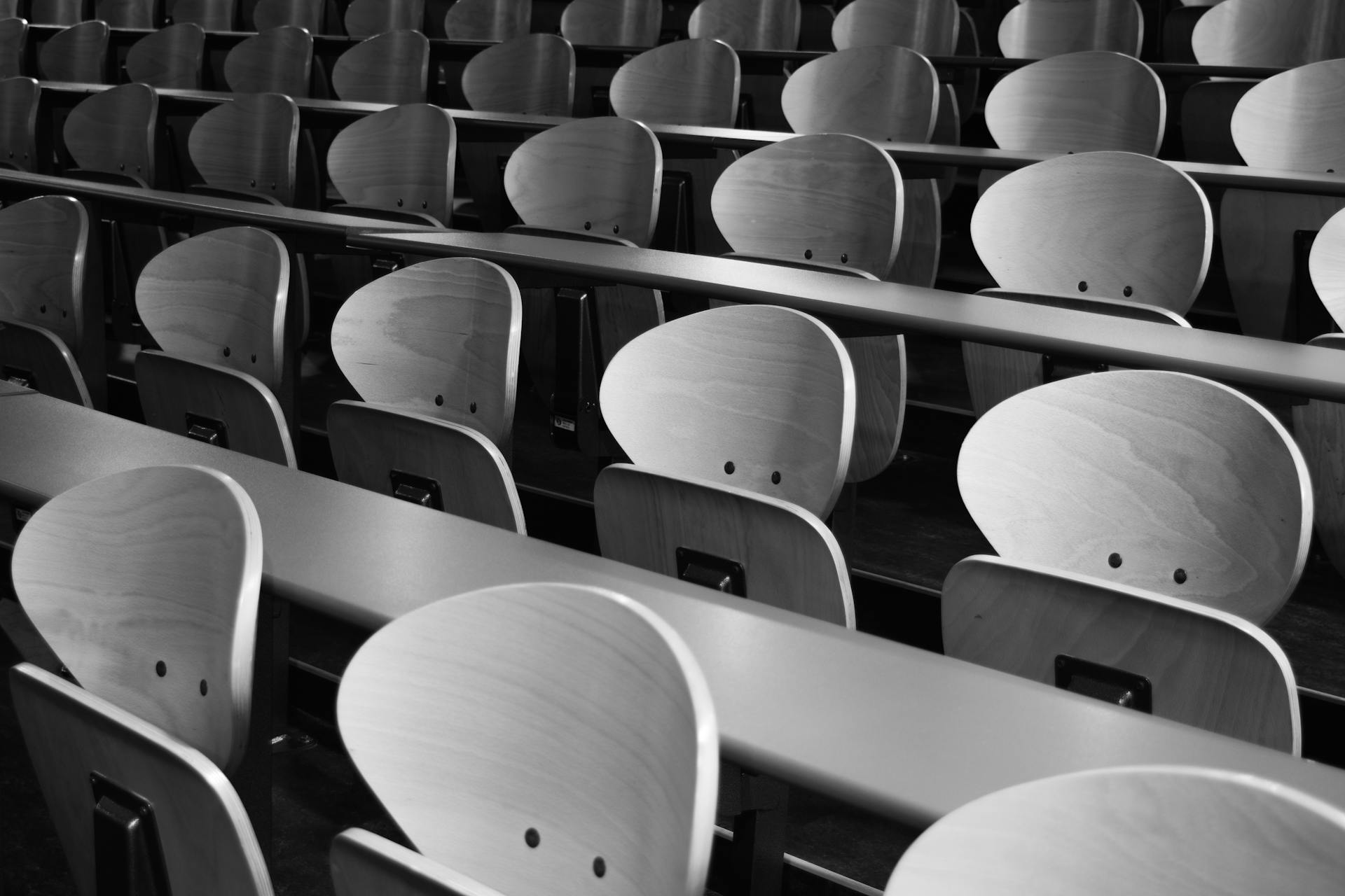 Photo of chairs in a classroom